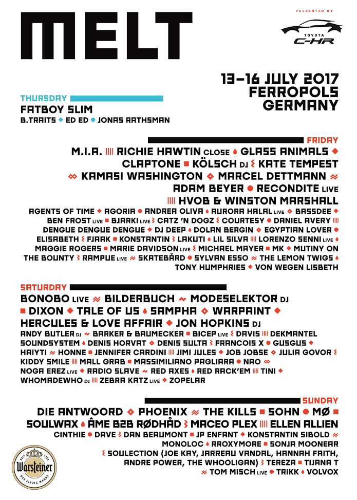 melt festival poster 2017