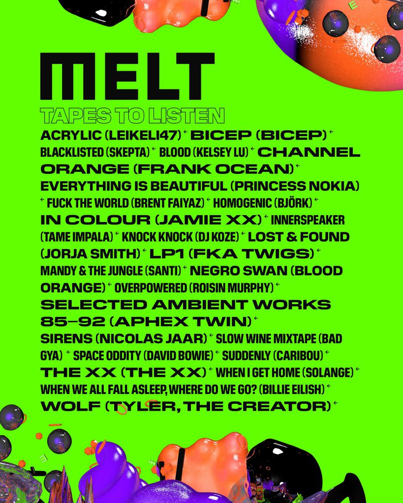 Melt Festival tapes to listen